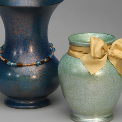 faux finished vases