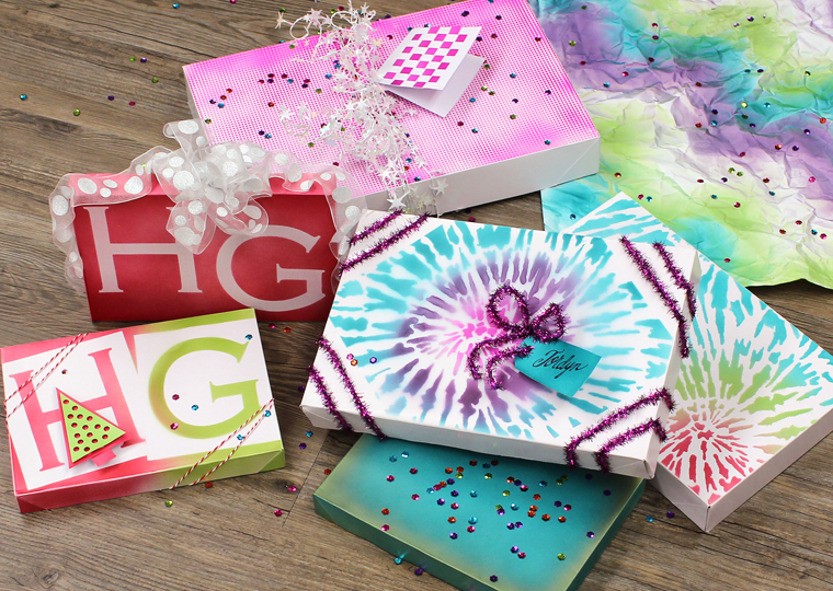 DIY Paper Flowers for Gift Boxes - Gift Wrapping Idea - Easy