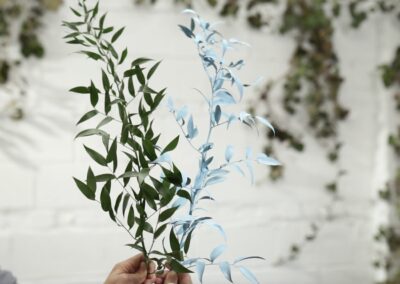 Color Infusion on Foliage using a Primer Coating
